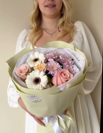 Букет нежный сборный №1176