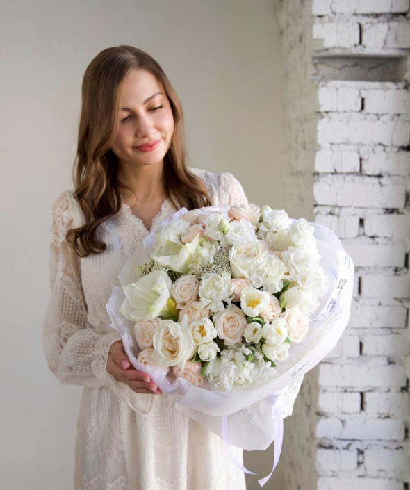 Букет нежный сборный №1306