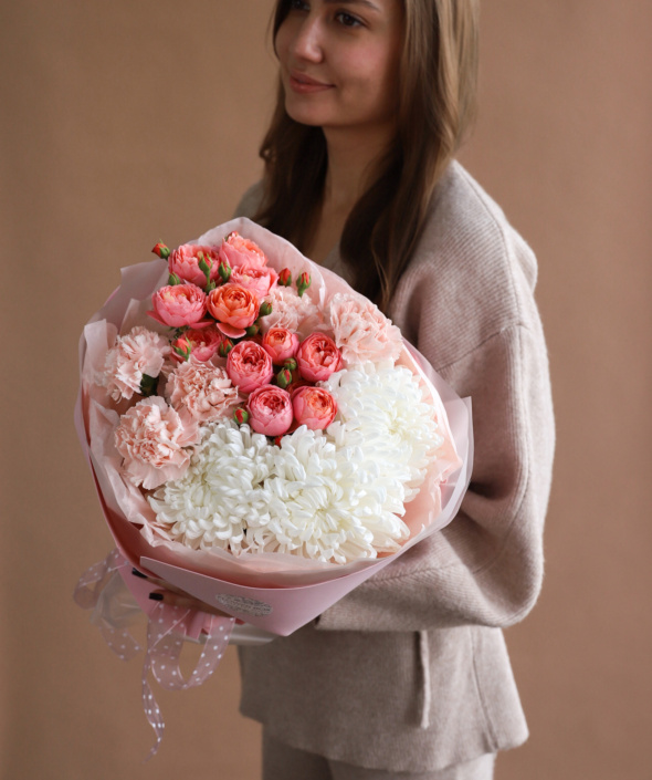 Букет нежный сборный №1544