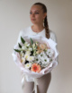 Букет в белом оформлении №1946