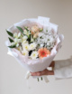 Букет в белом оформлении №1946