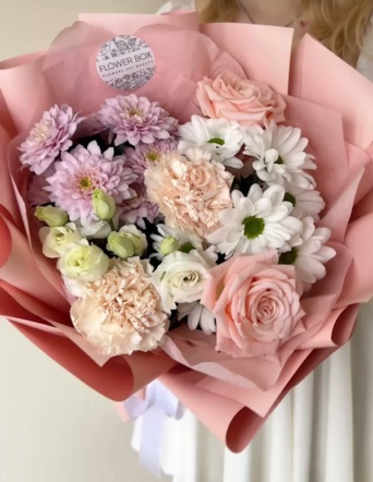 Букет в нежной гамме №1671