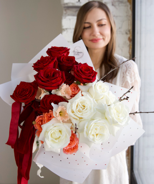 Градиентный букет №2137