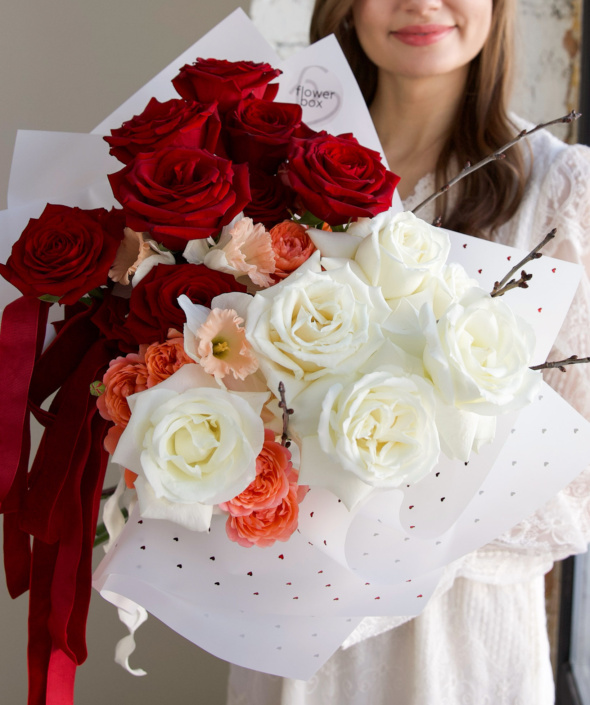 Градиентный букет №2137