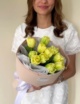 Махровые тюльпаны в оформлении (11 шт) №2060