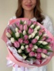 Нежный микс тюльпанов (51 шт) №2062