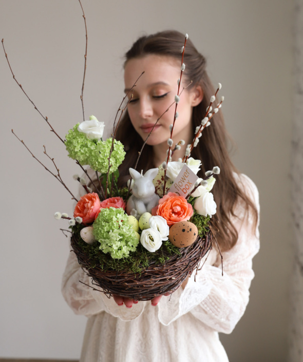 Пасхальная композиция в гнезде №2148